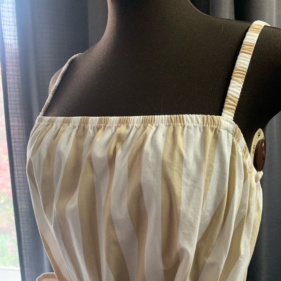 Gap Maxi Dress beige and white stripe - Picture 4 of 9